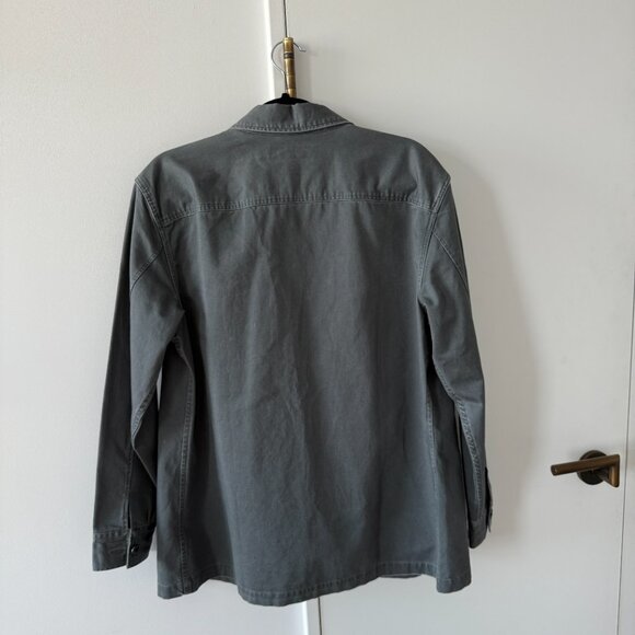 All Saints Grey Shacket Light Jacket Size Medium - Picture 5 of 5
